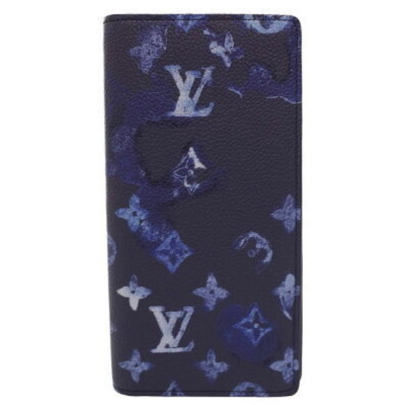 Louis Vuitton Watercolor Monogram Portefeuille Brazza Bifold Wallet - Picture 1 of 5